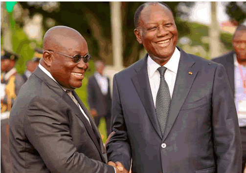 Ouattara commends Akufo-Addo’s leadership, achievements in spite of global challenges