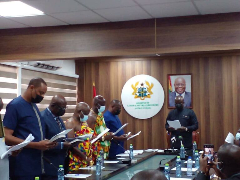 Lands Minister inaugurates Forestry Commission Governing Board - Ghana