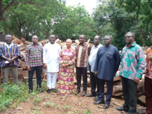 Ghana government hands over seized rosewood to Trustees of National Cathedral