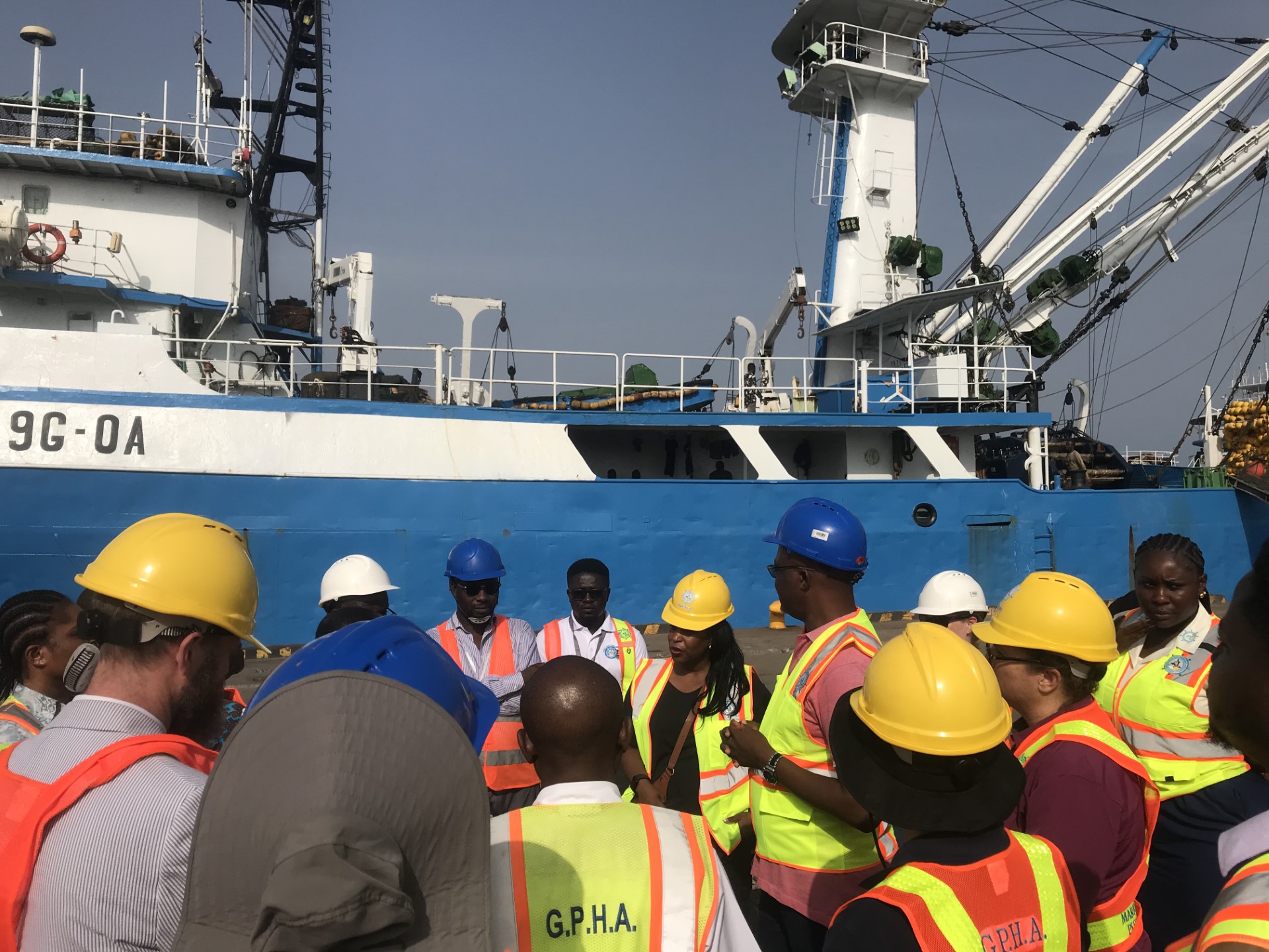 IUU fight: Acting Assistant Secretary of Bureau of Oceans interacts with Tema fishmongers
