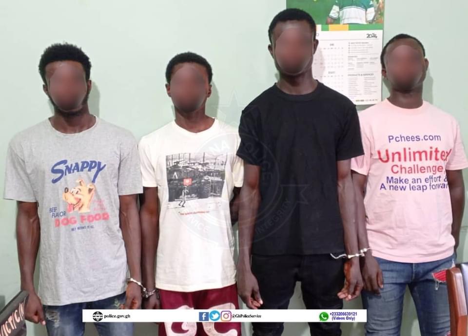 Police arrest four persons claiming to be armed robbers in viral video