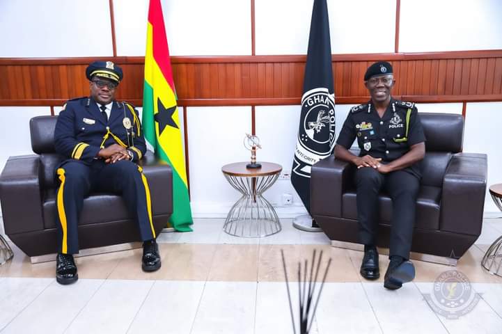 IGP of Liberia visits Ghanaian counterpart 