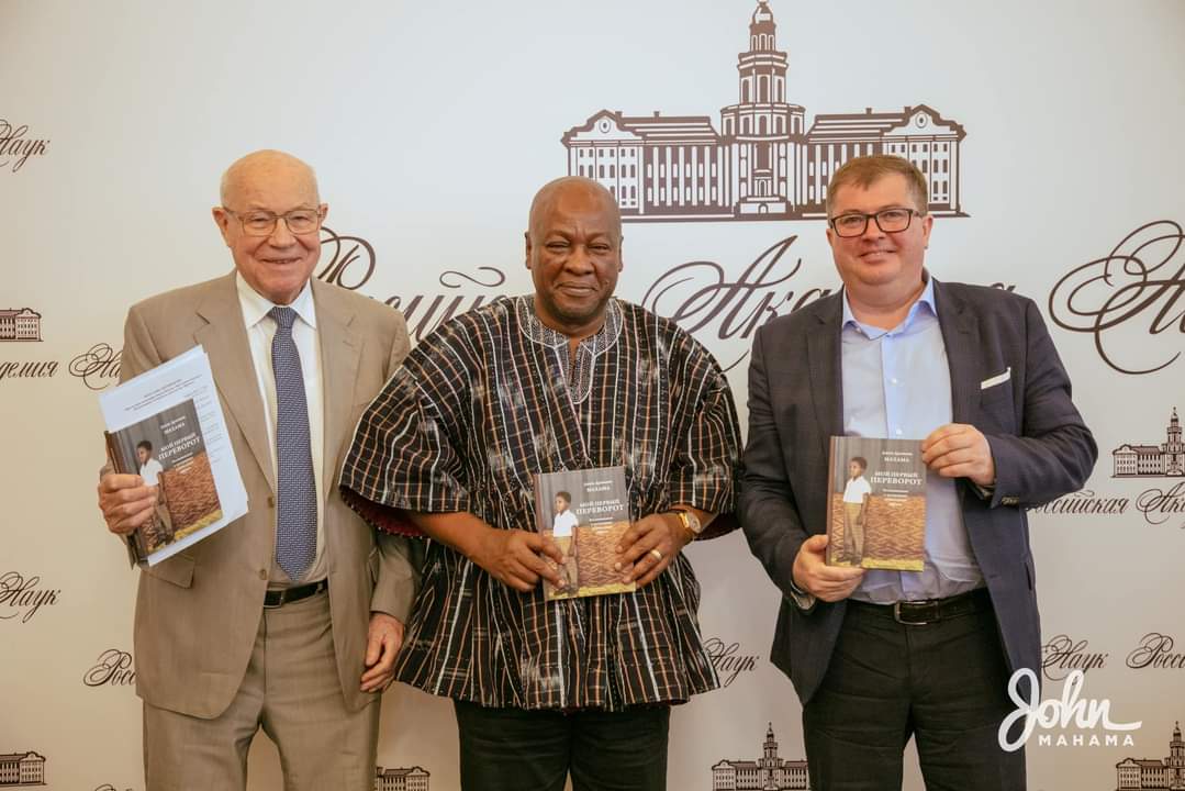 Mahama launches Russian language version of his memoir “My First Coup D’etat…” in Moscow 