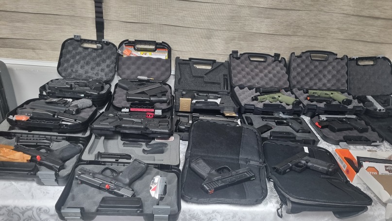 GRA Customs Division seizes weapons and ammunitions concealed in suitcases