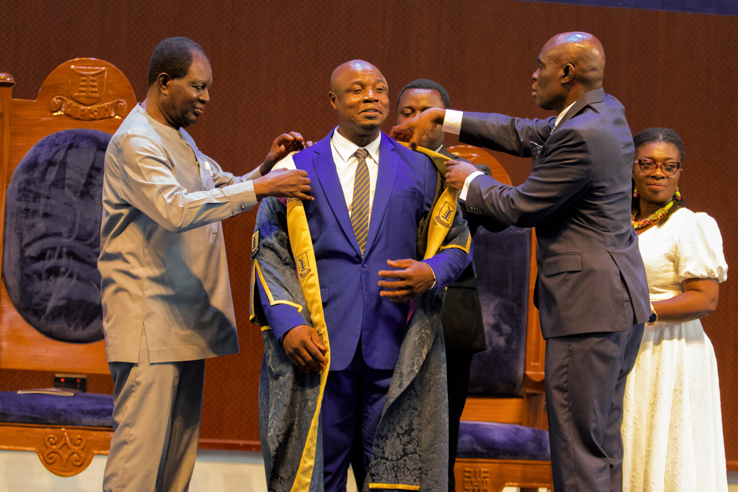 Professor Mawutor takes office as Vice-Chancellor of UPSA