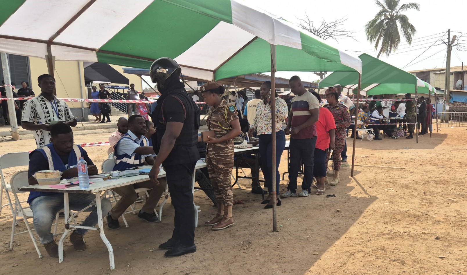 Special voting on-going smoothly in Tema, environs