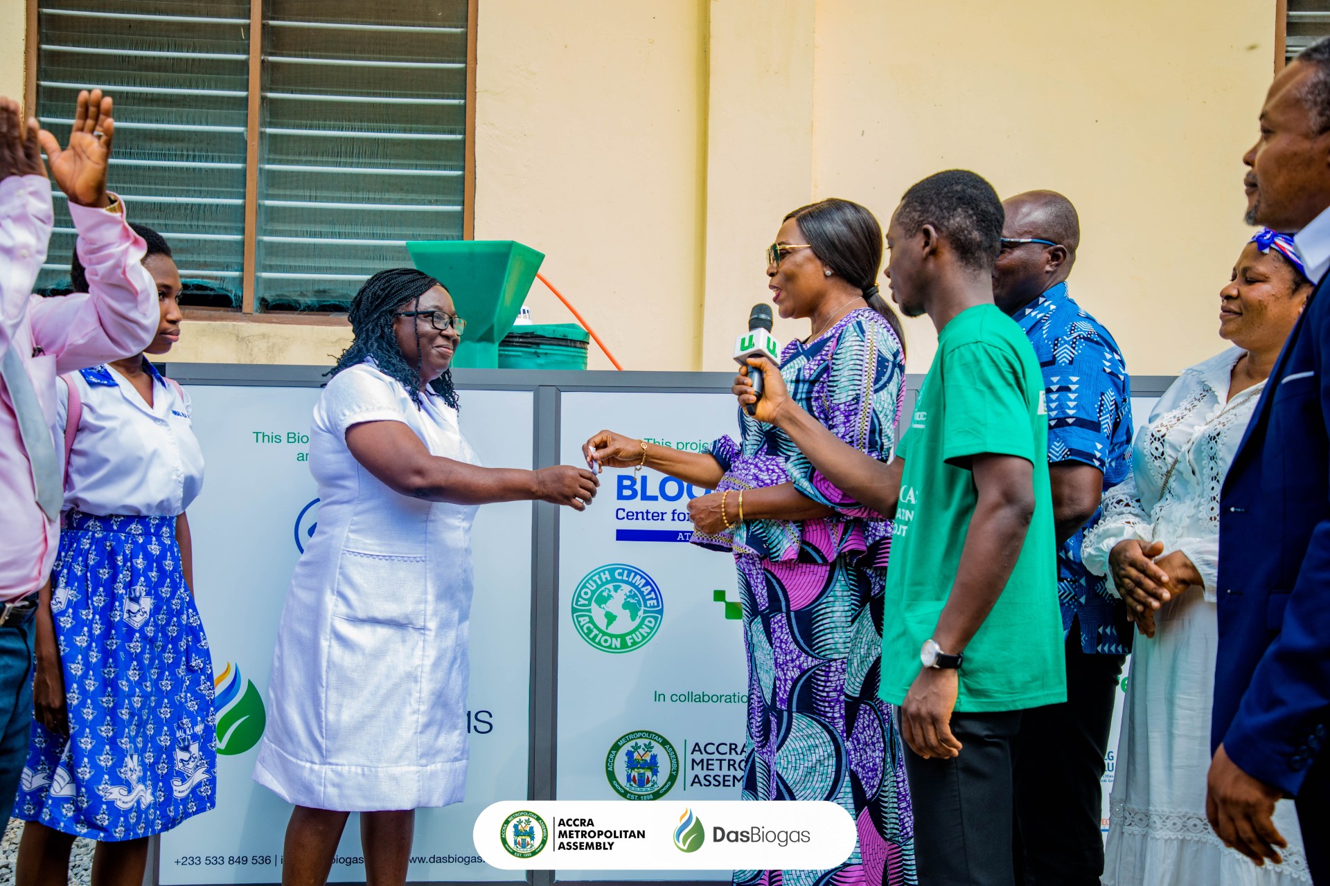 AMA hands over biogas plant to St. Mary’s SHS under Clean Accra Initiative 