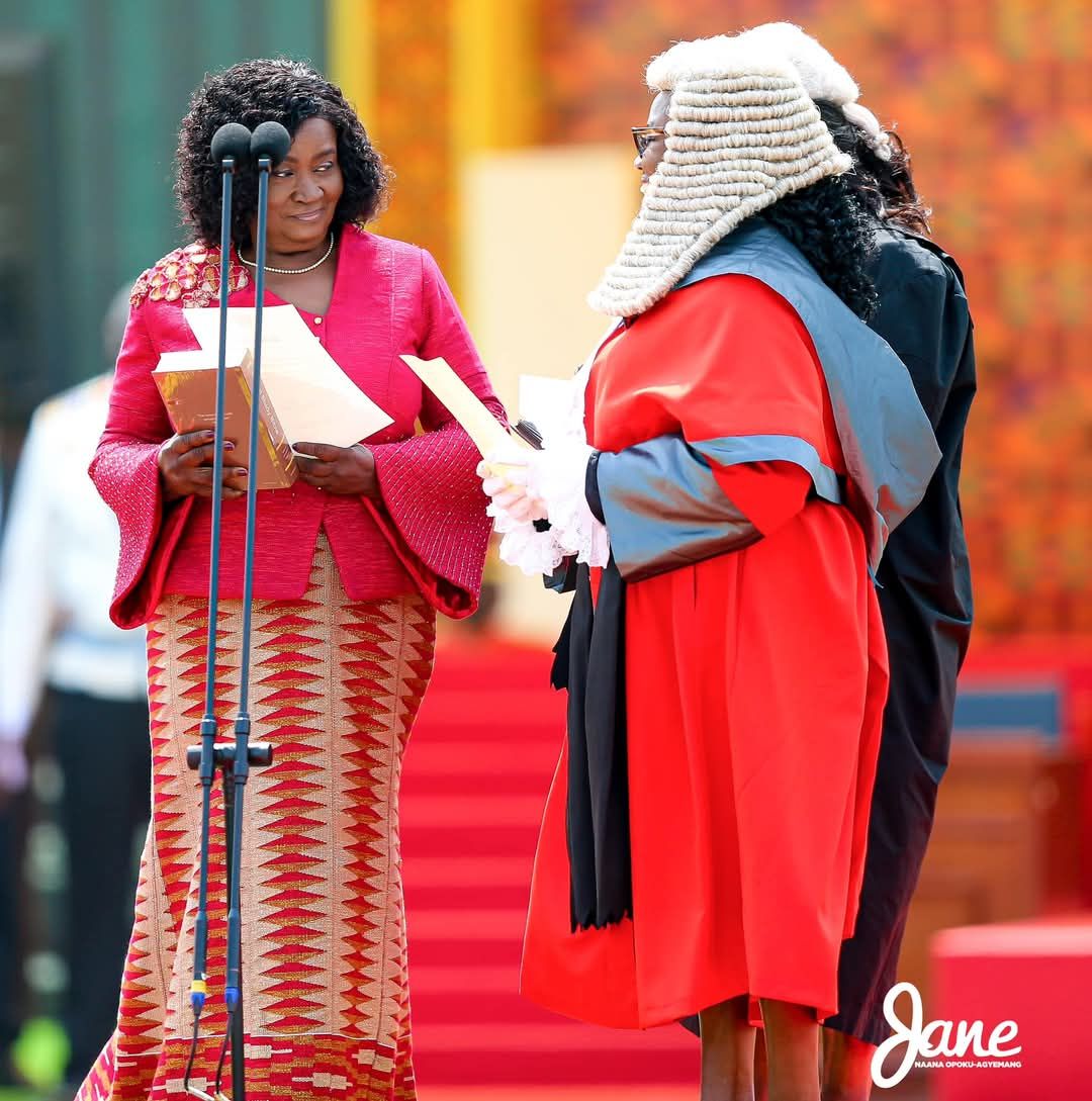 Prof Naana Jane Opoku-Agyemang, Ghana’s first female Vice President, sworn into office  