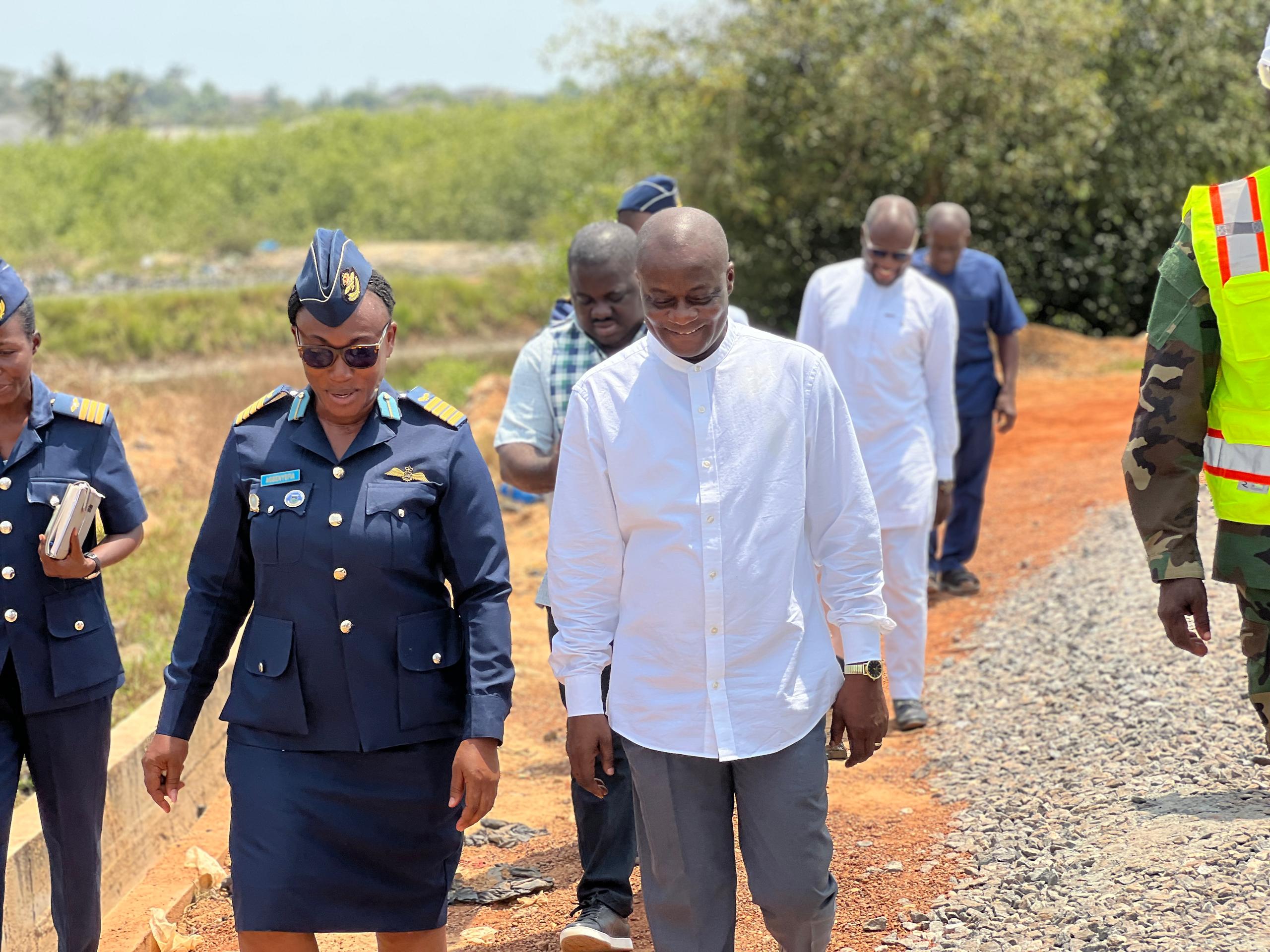 About 88 acres of Takoradi Air Force Base land encroached